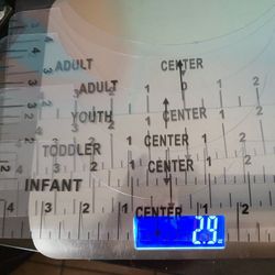 Tshirt Ruler Guide for Vinyl Alignment Tool to Center Design, Frieojo Craft Tool for Sublimation htv Heat Press Vinyl, Set of 5 Transparent PVC Sewing