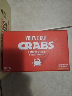 You've Got Crabs a Card Game EXPLODING KITTENS 2018 new