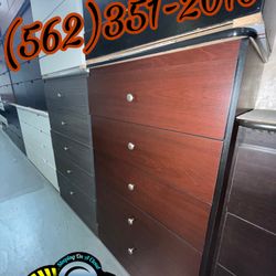 Cherry Five Drawer With Rails New Chest Cajonera Comoda Nueva Ne