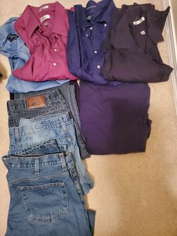Mens clothes dress shirts Jean's