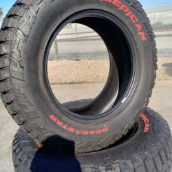 Tires New LT 37x13.50R20 RT American Road Star $850 Set Of Four Install Mount And Balance 
