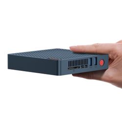 BOSGAME AG40 Mini PC Fanless, Intel Celeron N4020(up to 2.8GHz), 4GB DDR4 64GB eMMC Mini Desktop Computer, Support 4K HDMI+VGA/WiFi5&BT5.0, 3*USB3.0, 