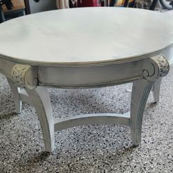 White Distressed Coffee Table