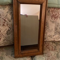 Mirror With Wooden Frame