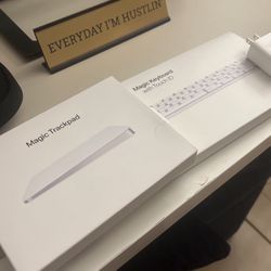 Apple Track Pad And Keyboard 