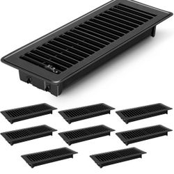 (406)
Floor Vents Floor Registers 4x12 inch, Heavy Duty Metal Heat Air Vent Covers 4 X 12 with Rust Proof Finish for Home Office Wall Floor Registers 