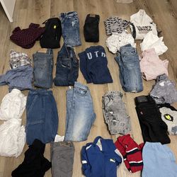 Kids Boy Youth Clothes Lot Of Jeans Back To School