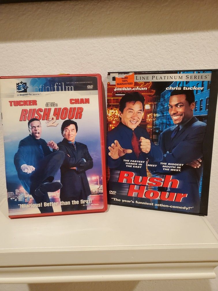Chris Tucker & Jackie Chan - RUSH HOUR 2 DVDs