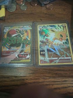 Mega Lucario ex  and jolteon