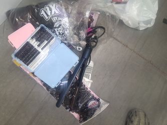 Hair Care Bundle – Flat Iron, Brushes, Extensions & Accessories