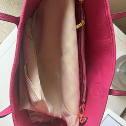 Luxury Bag Brown With Pink
