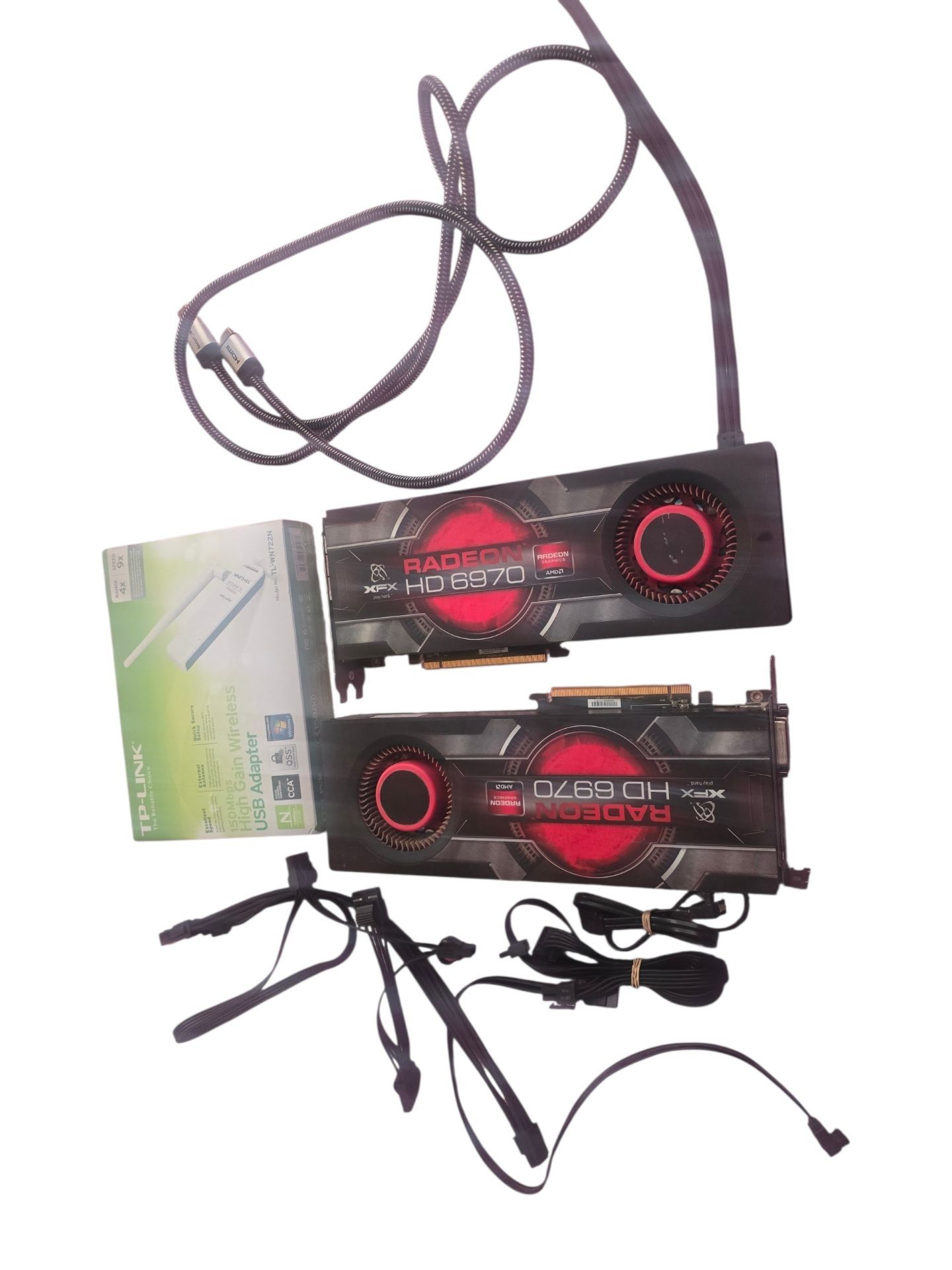 2-XFX AMD Radeon HD 6970 graphics cards & 150Mbps High Gain Wireless USB Adapter,