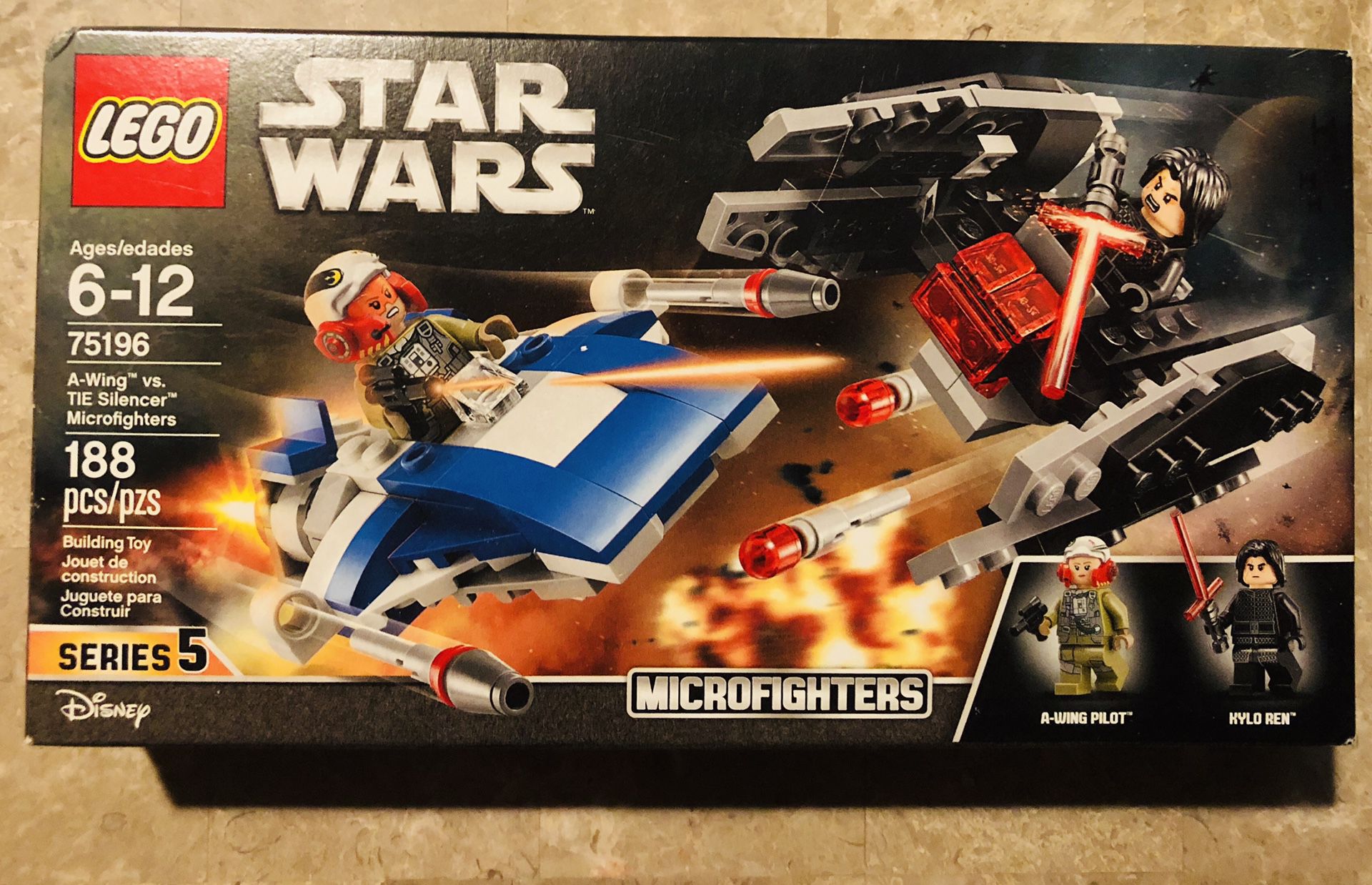 Star Wars Lego Kylo Ren 188 piece Microfighters