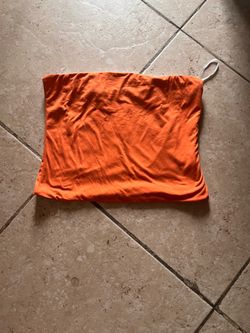 Orange tank top