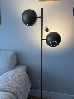 Brass Lamp With Marble Bass