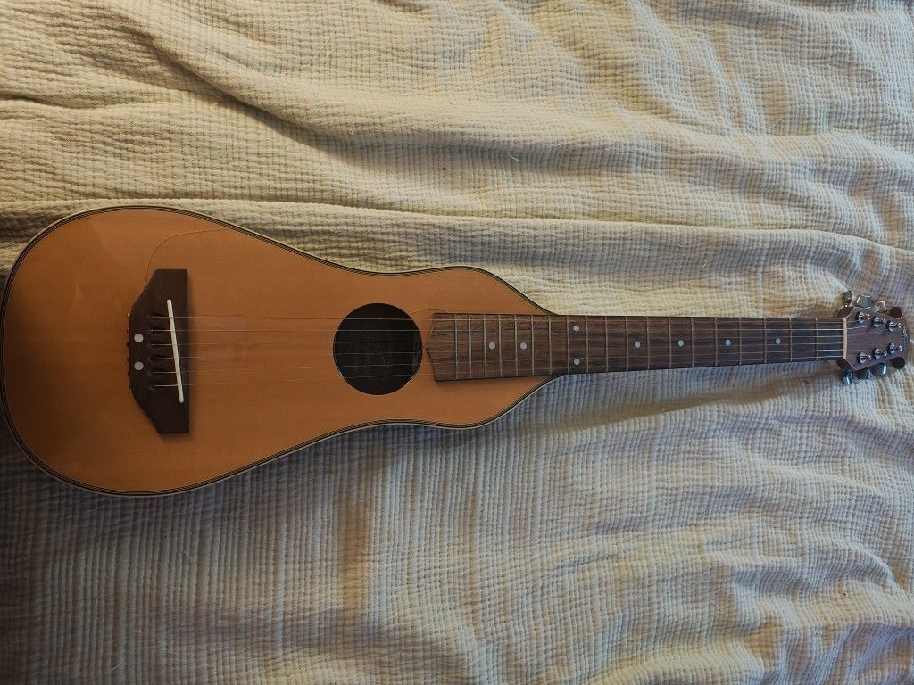 Guitar With Case Travel Guitar