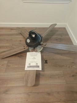 Hampton Bay Rothley II ceiling fan and light fixture