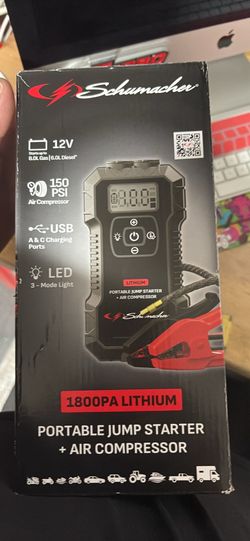 Battery Jump Box and Air Compressor