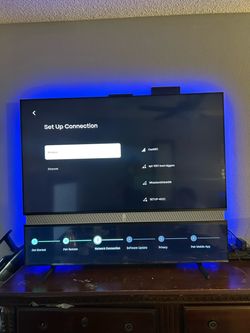 55’in TV with build in LED lights