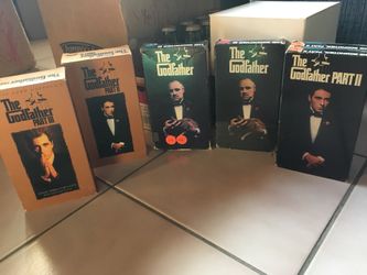 God Father 1, 2, and 3 VHS