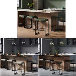Bar Stools / 3 Colors Available/ Set Of 4 