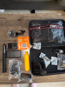 DJI Osmo Action 4 Complete Bundle - Never Used | 3 Batteries, Charging Hub, 128GB SD, Mounts, Case