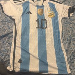 2022 Messi Jersey Authentic Three Star ⭐️ Size M