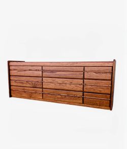 Vintage Post Modern Oak Dresser