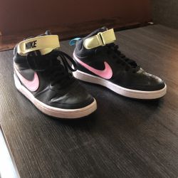 4Y  Nike Court Borough Mid 2 'Black Pink Blue Fury' 