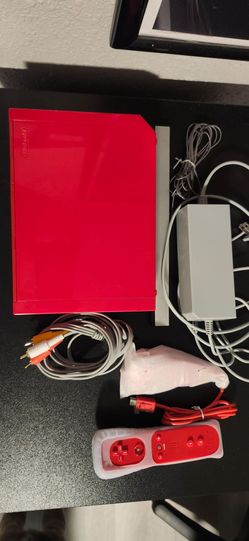 Red Wii with everything included