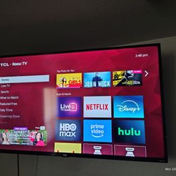 50" TCL ROKU SMART TV