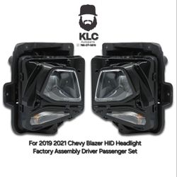 For 2019 2021 Chevy Blazer HID Headlight Factory Assembly Driver Passenger Set