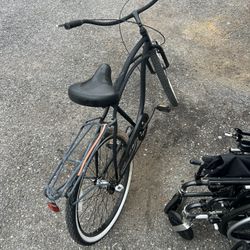 Three speed beach bike