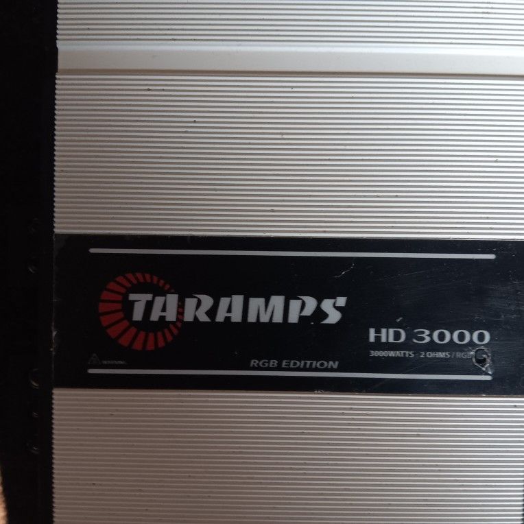 Tezla 2k 15in...3k Taramps Amp,tuned And Ported Box