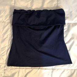 Navy Blue Tube Top