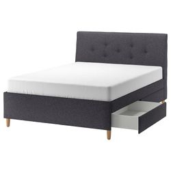 Bedframe with storage