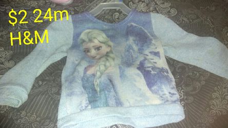 Baby girl Elsa Frozen H&M sweater sz 2Y $2