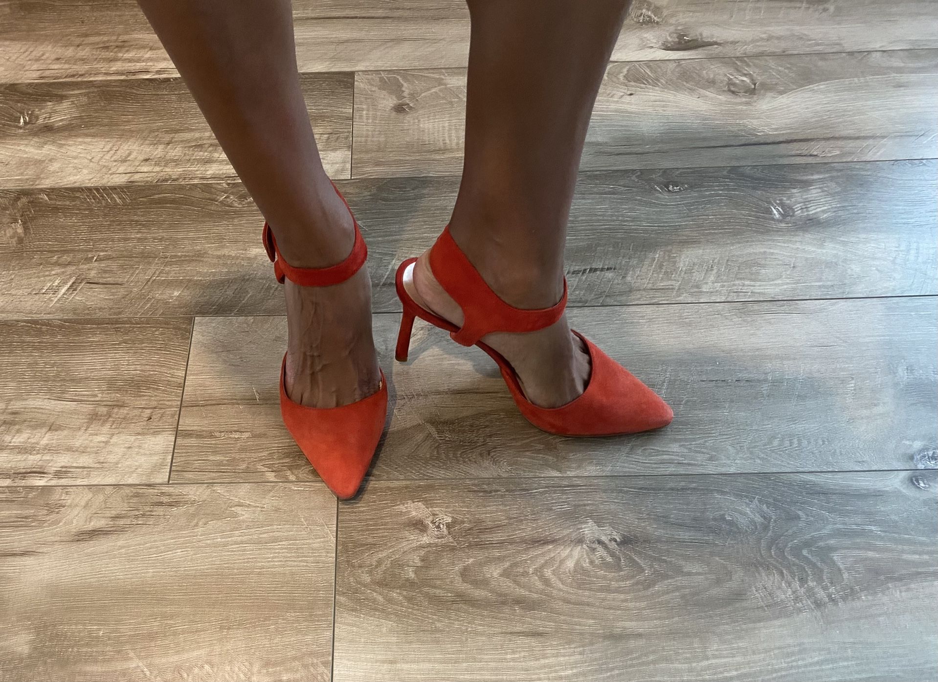 $15 Used Nine West Red Shoes Size 6. Very Stylish!