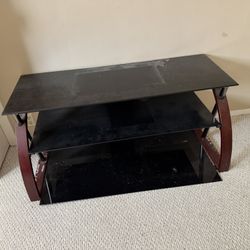 Glass/Wood TV Stand