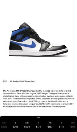 Air Jordan 1 Mid RacerBlue
