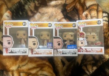 Hamilton Funko Pop bundle ( Price is Firm )