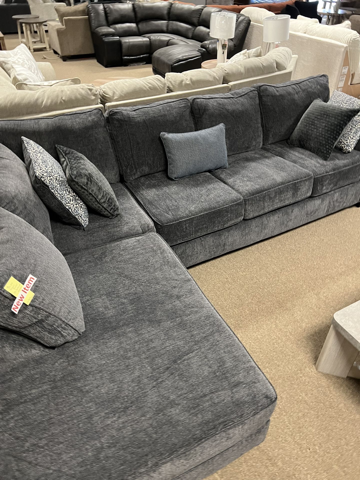 Deep Chaise Stylish Sectional!
