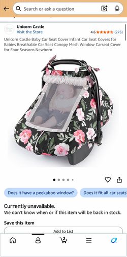 Baby Car Seat Cover