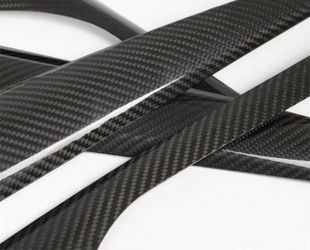 Real Carbon Fiber Interior Door Panel Trim Covers For BMW 5 Series G30 2018-2023