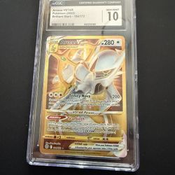 Arceus Cgc 10 Pokemon 