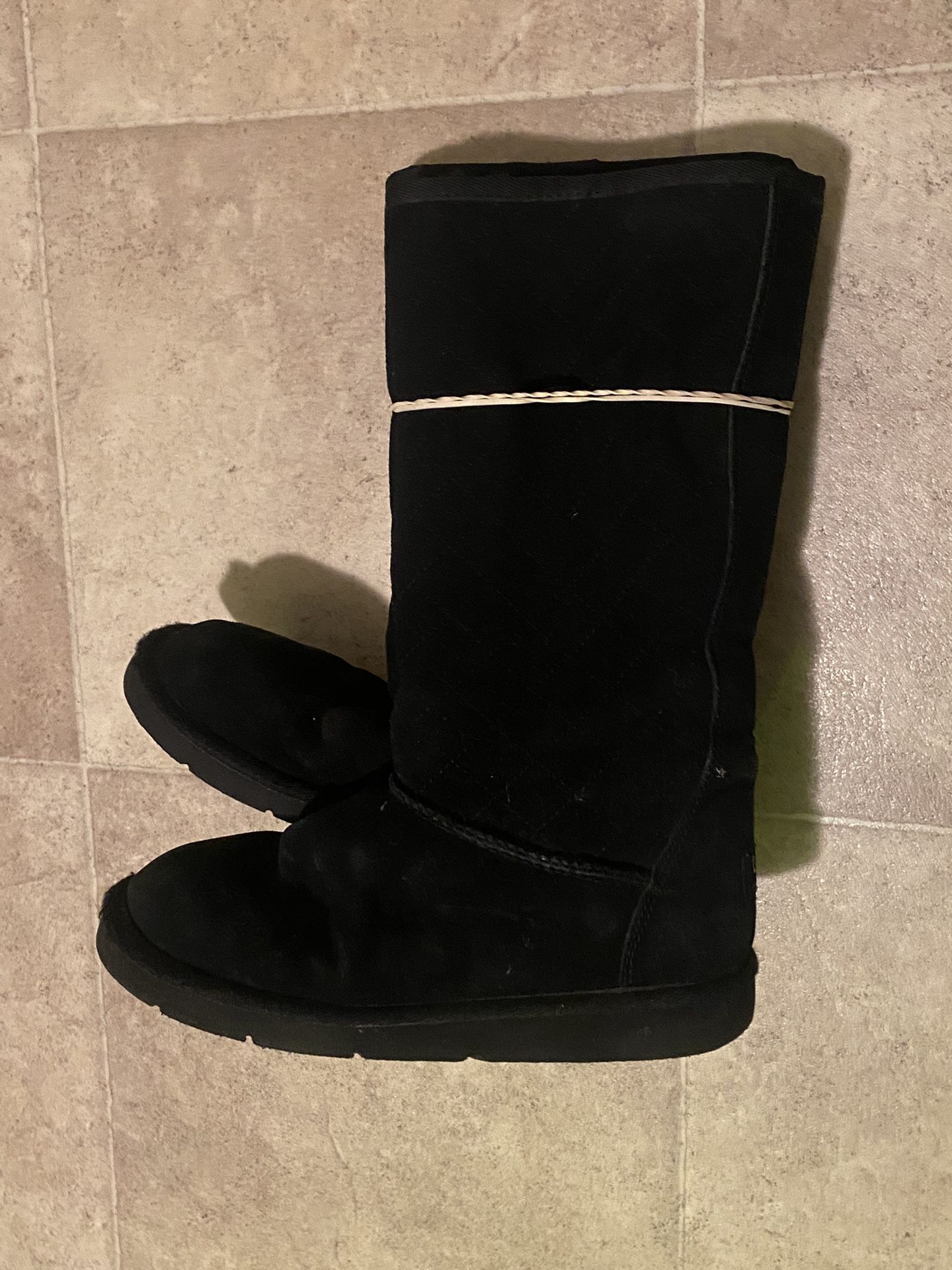 UGG Tall Boot - Black - 7.5