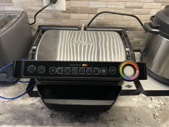 T-fal Opti-Grill Indoor Electric Grill, 4-Servings, Automatic Sensor Cooking