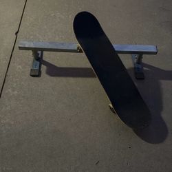 DGK Skateboard With Grind Rail