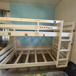 FREE Solid wood frame bunkbed