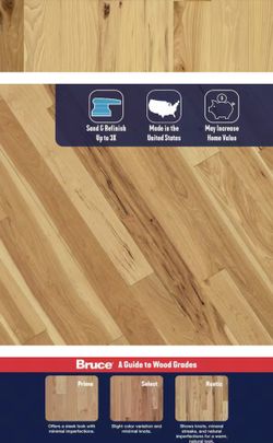 Tx 5 in. W Smooth Solid Hardwood Flooring (23.5 sq.ft./ctn)
